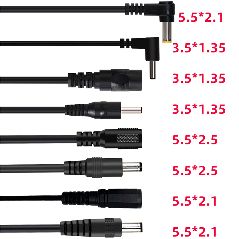 Cable Extension 3.5 - Câble d'alimentation CC 25CM 5.5*2.1mm 3.5*1.35mm