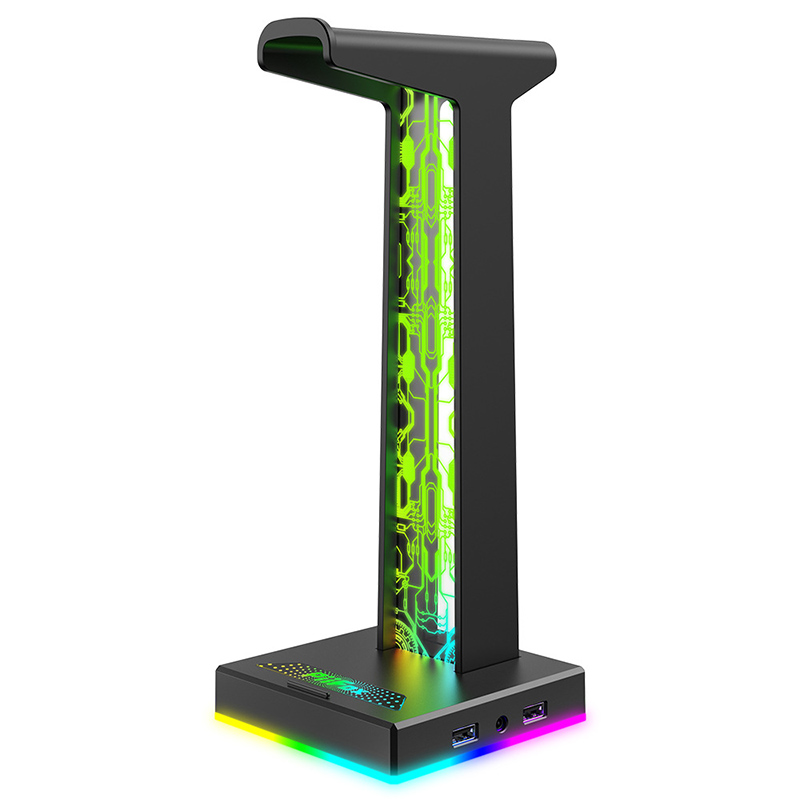 Gaming Headset Rgb - Support de casque de jeu RGB,