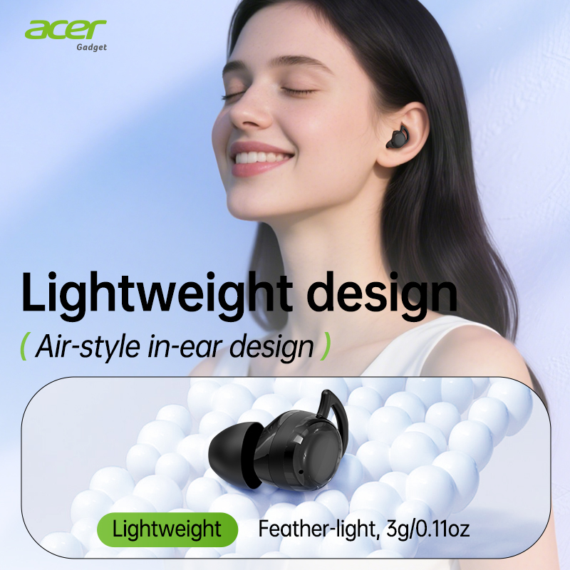 Sports Earphone Hook - Écouteurs intra-auriculaires Bluetooth Acer OHR557 avec
