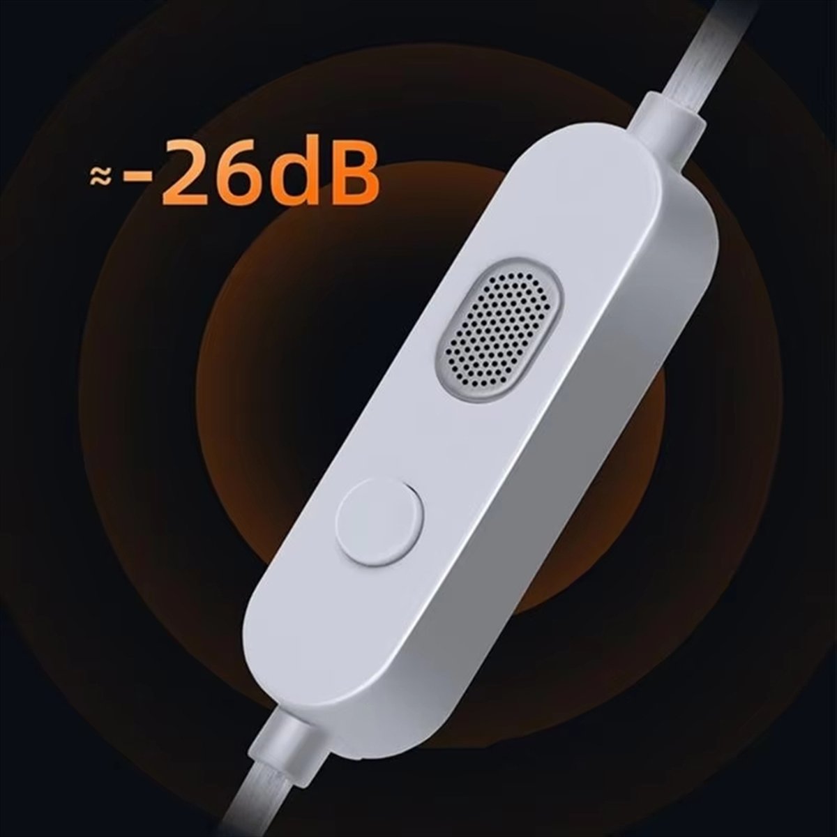Wired Earphone Mic - Câble pour casque ABAN M2 avec