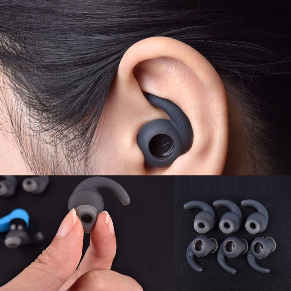 Sports Earphone Hook - 3 paires de écouteurs intra-auriculaires S/M/L,