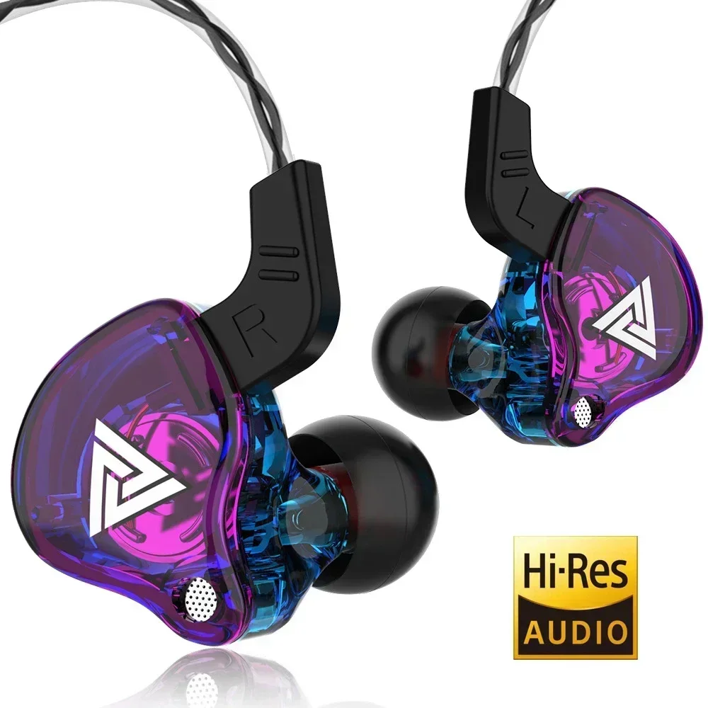 Wired Earphone Mic - Nouveaux écouteurs filaires HiFi QKZ AK6