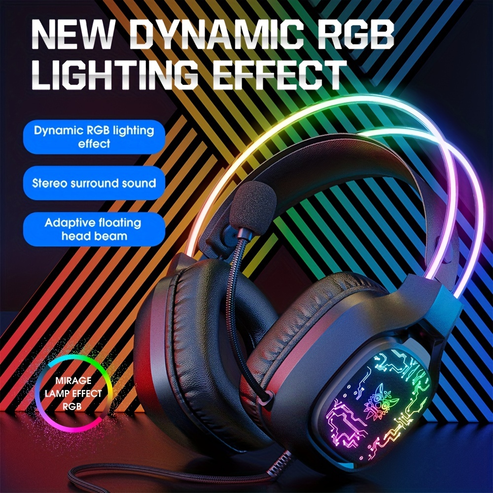 Gaming Headset Rgb - ONIKUMA X22 casque de jeu RGB