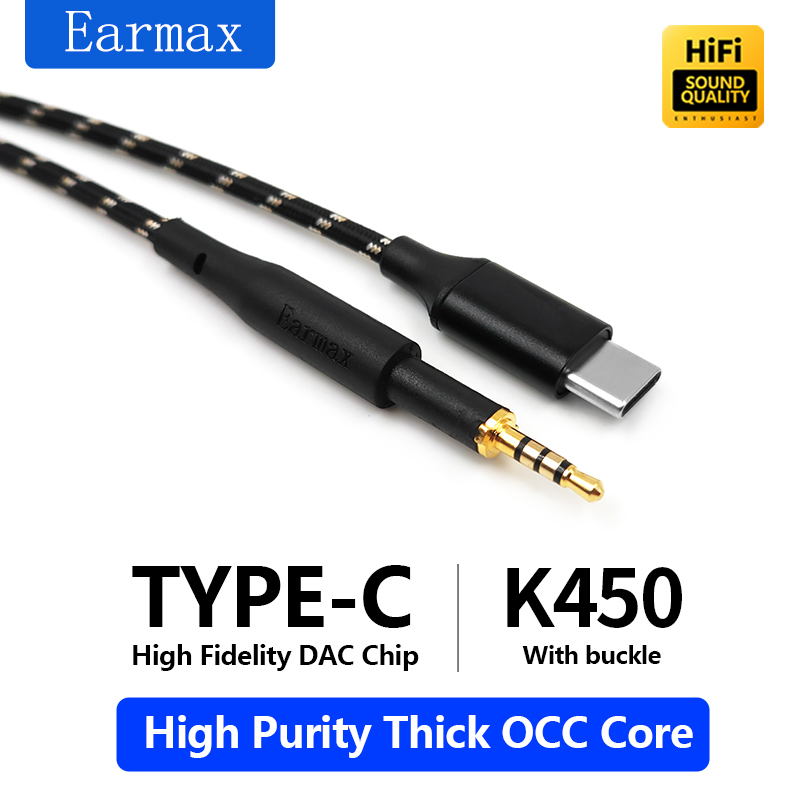 Usb C Earphone - Pour AKG Q460 K480 K450 K452