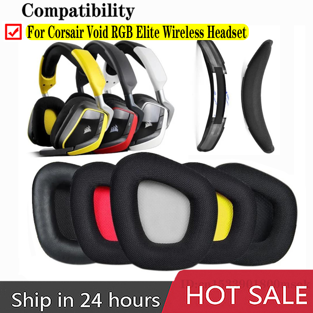 Gaming Headset Rgb - Oreillettes de remplacement en mousse à