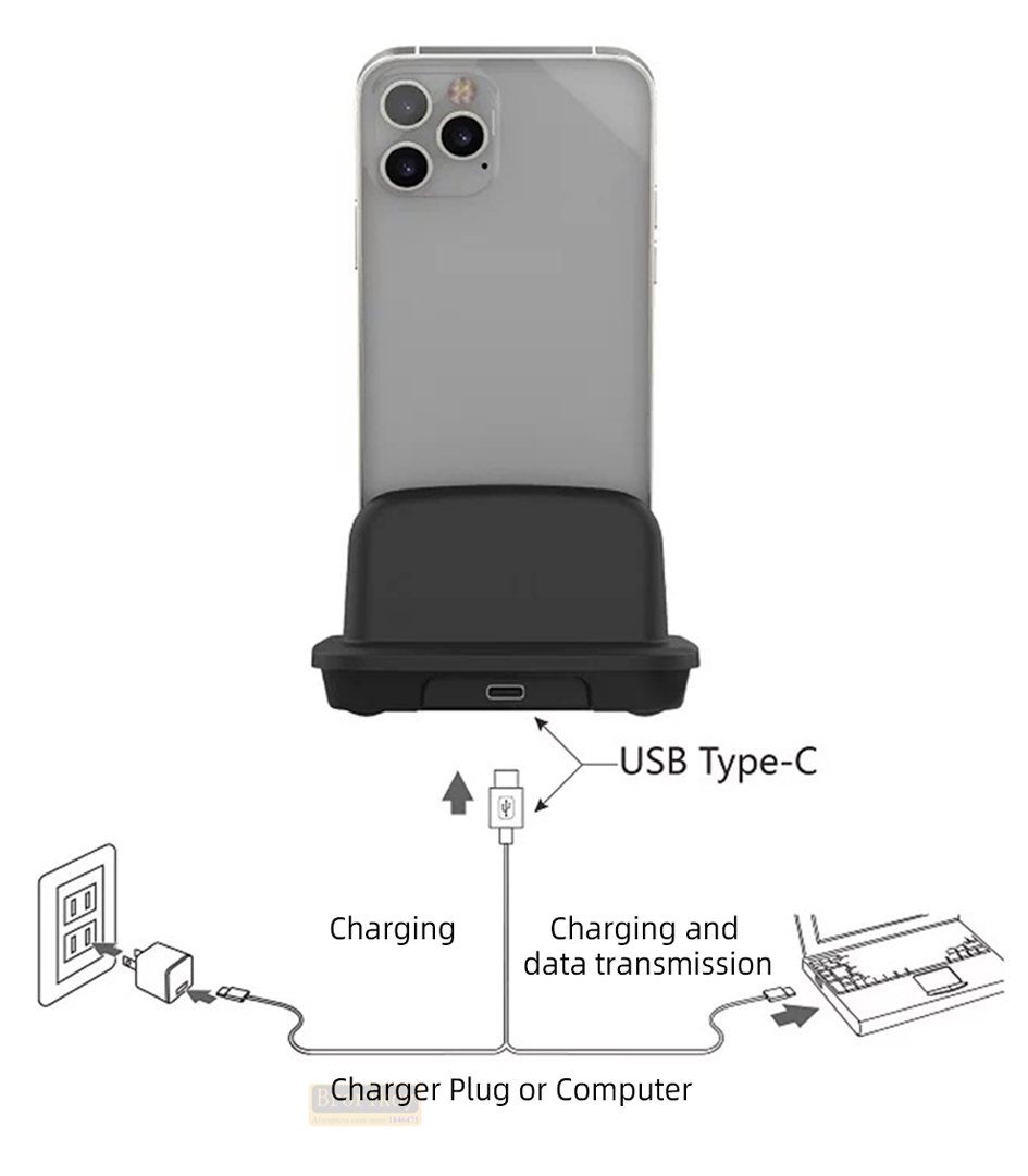 Support de charge sans fil 120 - Usb C Earphone avis et prix