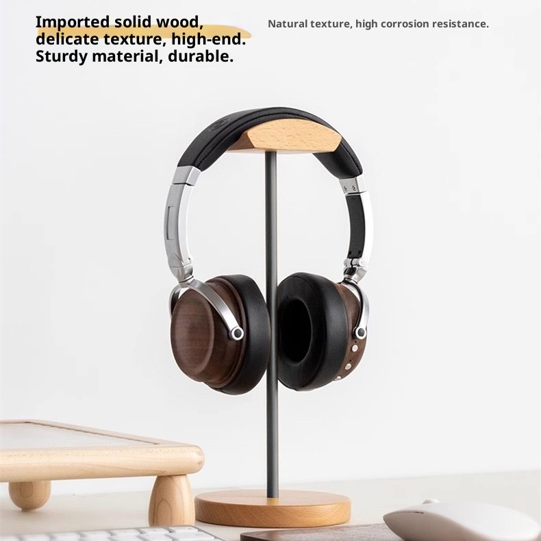 Support pour casque en bois de - Headphone Stand Desk avis et prix