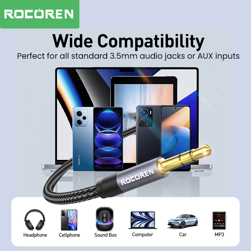 Rocoren 3.5mm Jack câble Audio - Cable Extension 3.5 avis et prix