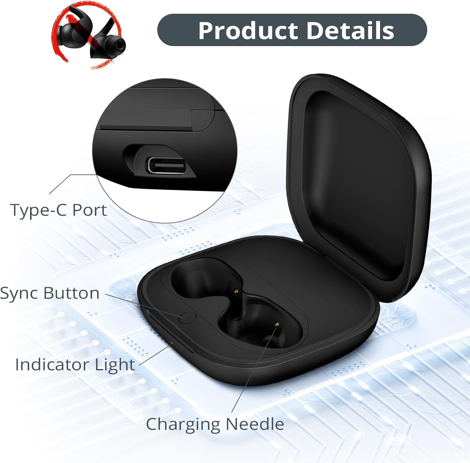 Boîtier de chargement pour éco - Usb C Earphone avis et prix