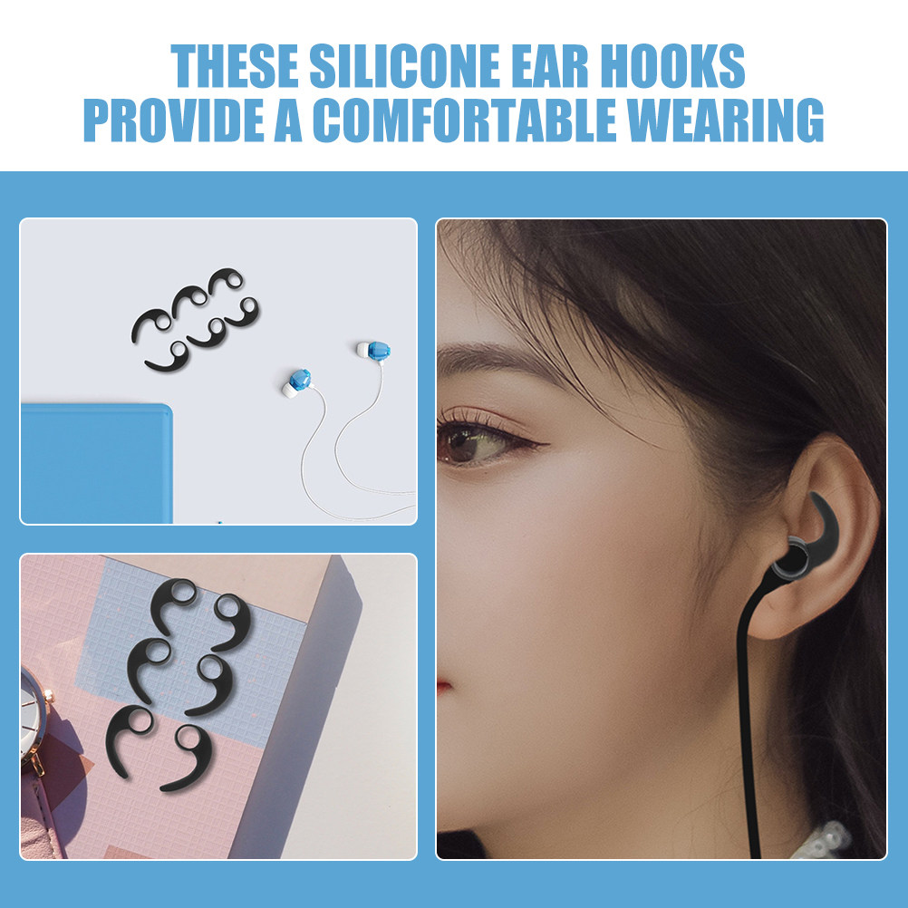 12 crochets d'oreille en silic - Silicone Ear Tip Replacement avis et prix