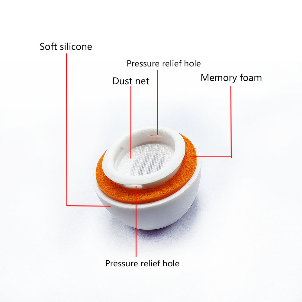 1 paire d'embouts d'oreille en - Earphone Foam Tip avis et prix