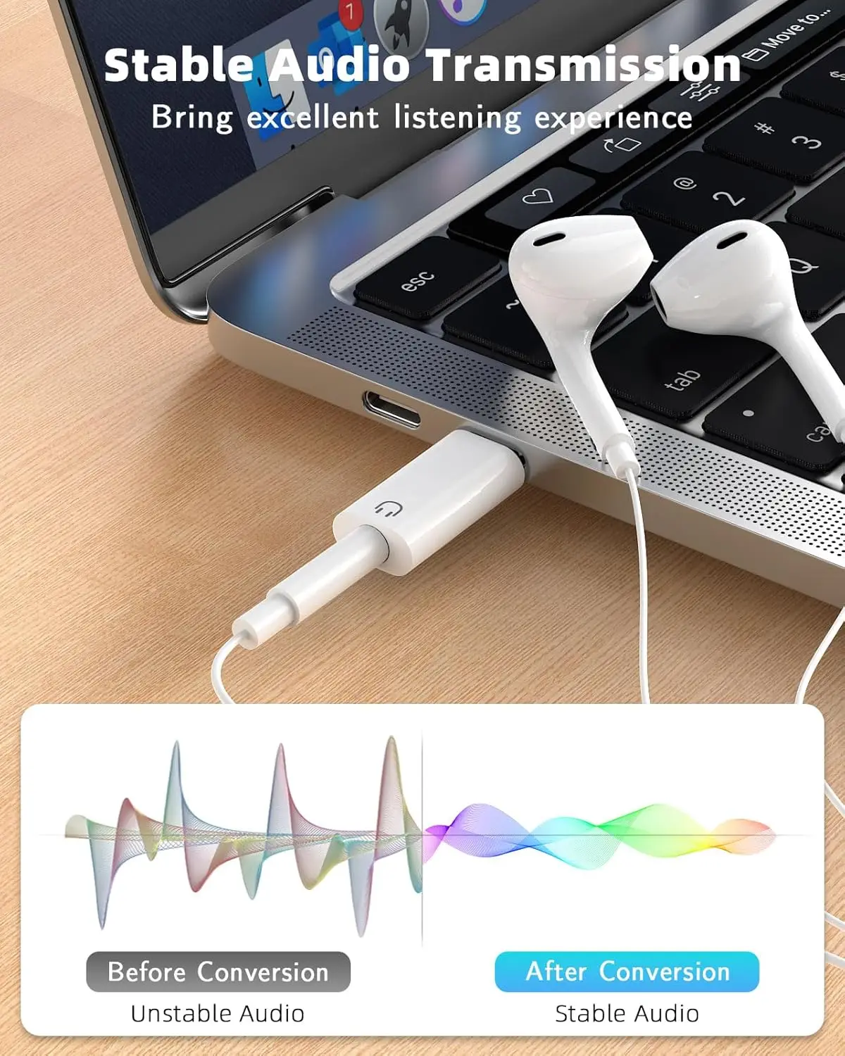 USB C to 3.5mm Earphone Adapte - Usb C Earphone avis et prix