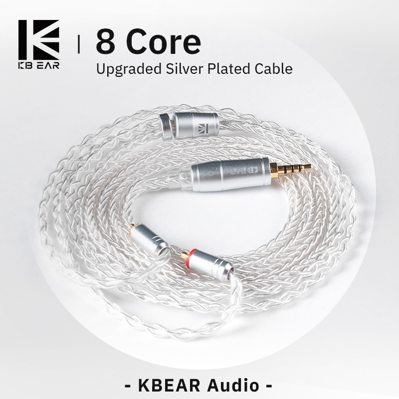 KBEAR 8 Core amélioré argent f - In Ear Monitor Iem avis et prix